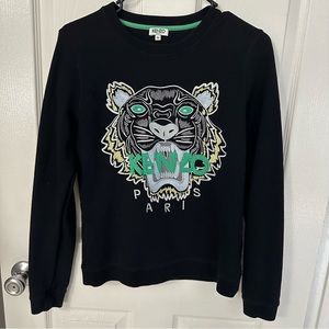 KENZO Women’s Embroidered Logo Sweatshirt Size M